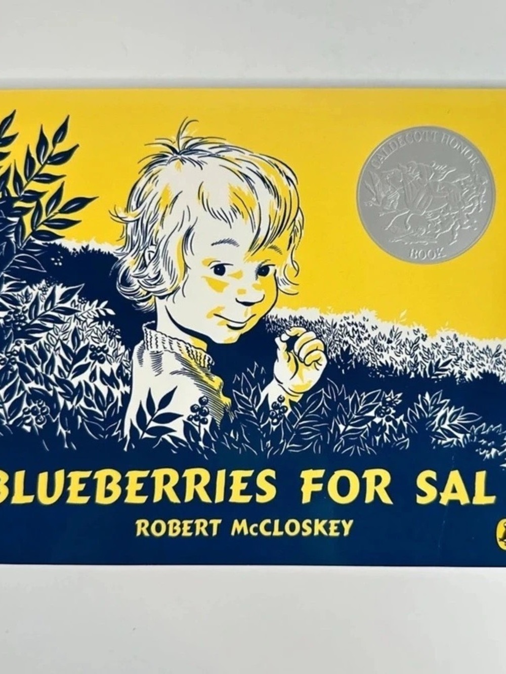 Puffin Blueberries for Sal Children's Coffee Table Book Like New